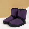 1 Pair Ballet Warm Shoes Stylish Durable Professional Thickened Polyester Cotton Dance Shoes for Winter
