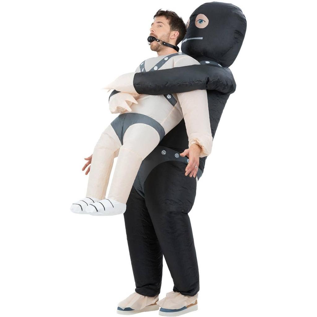 Smiffys Unisex Adult Gimp Kidnap Inflatable Costume