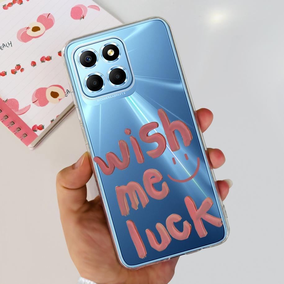 For Honor X6 5G Case VNE-LX1 VNE-LX2 VNE-LX3 Phone Cover Popular Flower Astronaut Soft Funda For Honor X8 TFY-LX1 HonorX8 Bumper