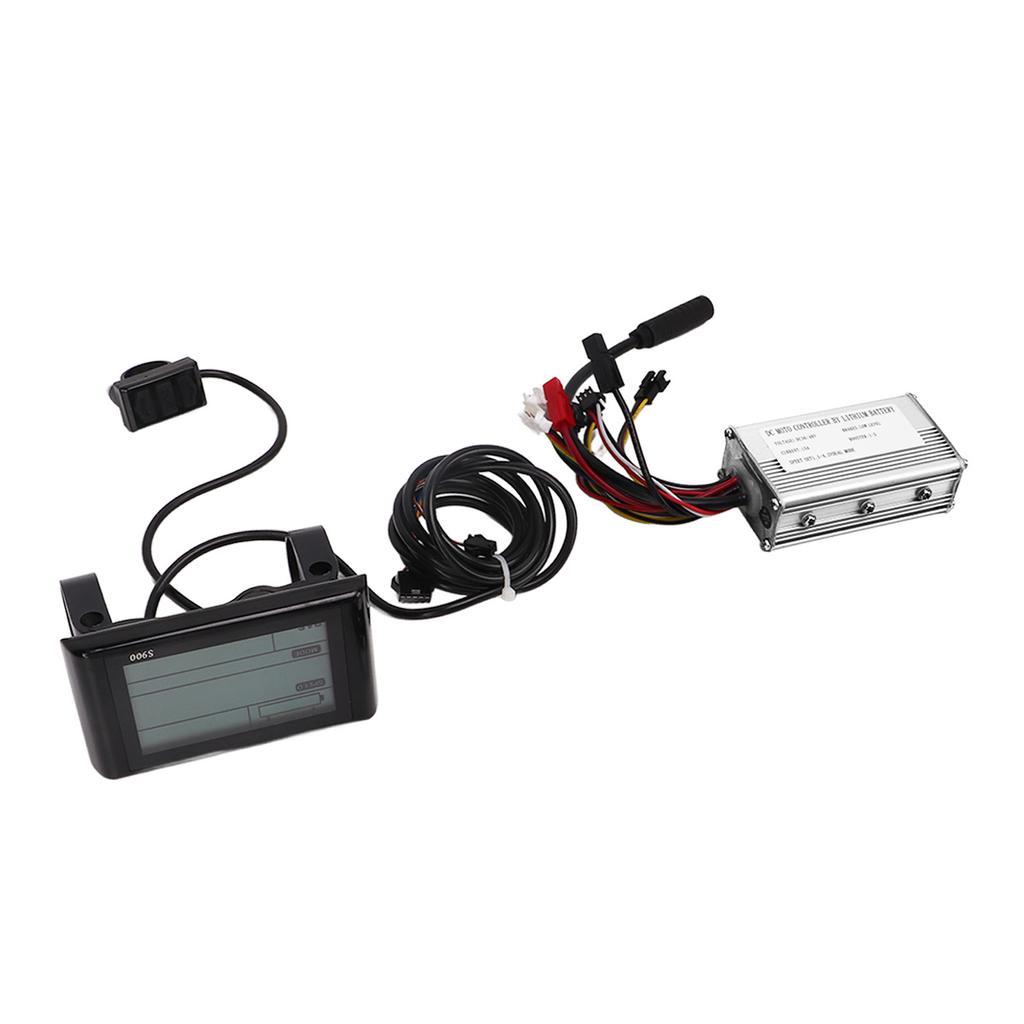 Electric Bicycle Controller Kit 15A Controller S900 Display Meter Thumb Throttle Kit for 36V 48V 250W Motor