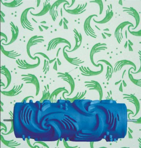 5-дюймовый ролик с рисунком для жидких обоев - Инструмент для DIY-точечной росписи и покраски стен