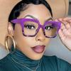 Women's Acrylic Bohemian Square Frame Fashion Glasses For Daily Reading And Work Commuting