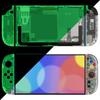 EXtremeRate DIY Сменные кнопки корпуса для Nintendo Switch Кастомная задняя панель консоли Лицевая панель контроллера Декоративная полоса с основными кнопками ABXY