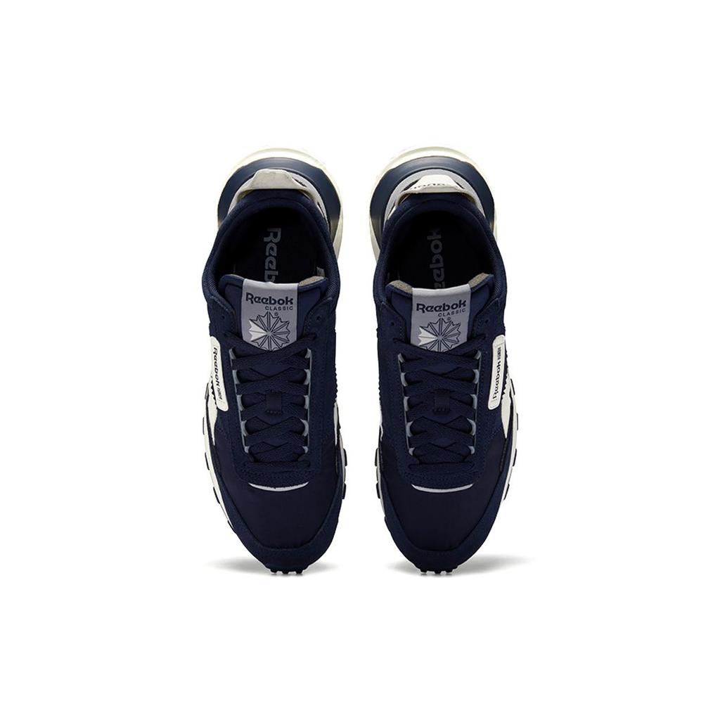 Reebok Классические кожаные кроссовки Legacy Vector Navy Unisex Blue Chalk Cold-Grey-4 FY7745