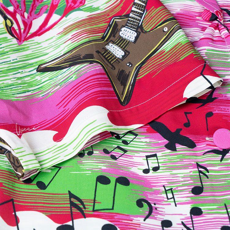 GUCCI Music Ocean Print Bowling Shirt Multi 703607-ZAJUH-3832