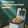 2.5 л Большая емкость Умная электрическая фритюрница Фритюрница Механическая ручка регулировки температуры Фритюрница для жарки с корзиной из нержавеющей стали