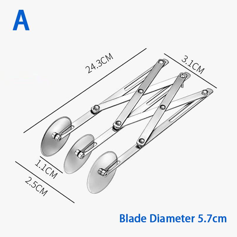 3/5/7 колесный резак, делитель теста, нож для теста, гибкий роликовый нож, овощечистка для пиццы, кондитерских изделий, нержавеющая сталь, противень для выпечки, инструмент