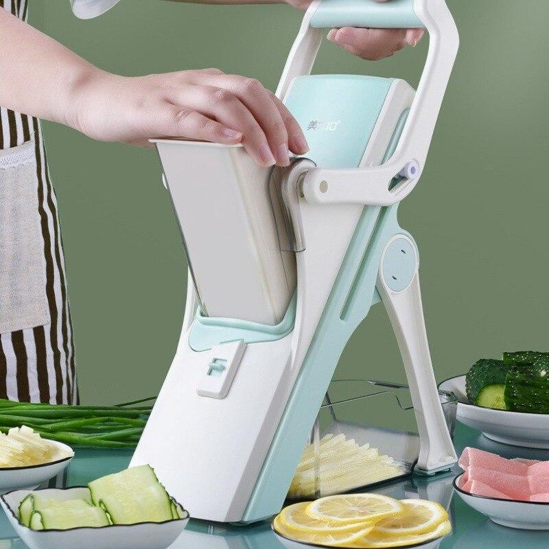 Многофункциональная овощерезка «пять в одном», ломтерезка для лимона, кухонная терка для мяса, слайсер