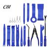 Car Door Panel Pry Tool Kit 19Pcs Trim Removal Set with Pick & Clip Tool, Sticker Scraper, Automotive Plastic Interior Fastener for Stereo,