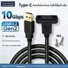 USB 3.2 Gen 2 Female с винтовым креплением к Type-C Кабель-удлинитель 10 Гбит/с Высокоскоростной Промышленный Адаптер.