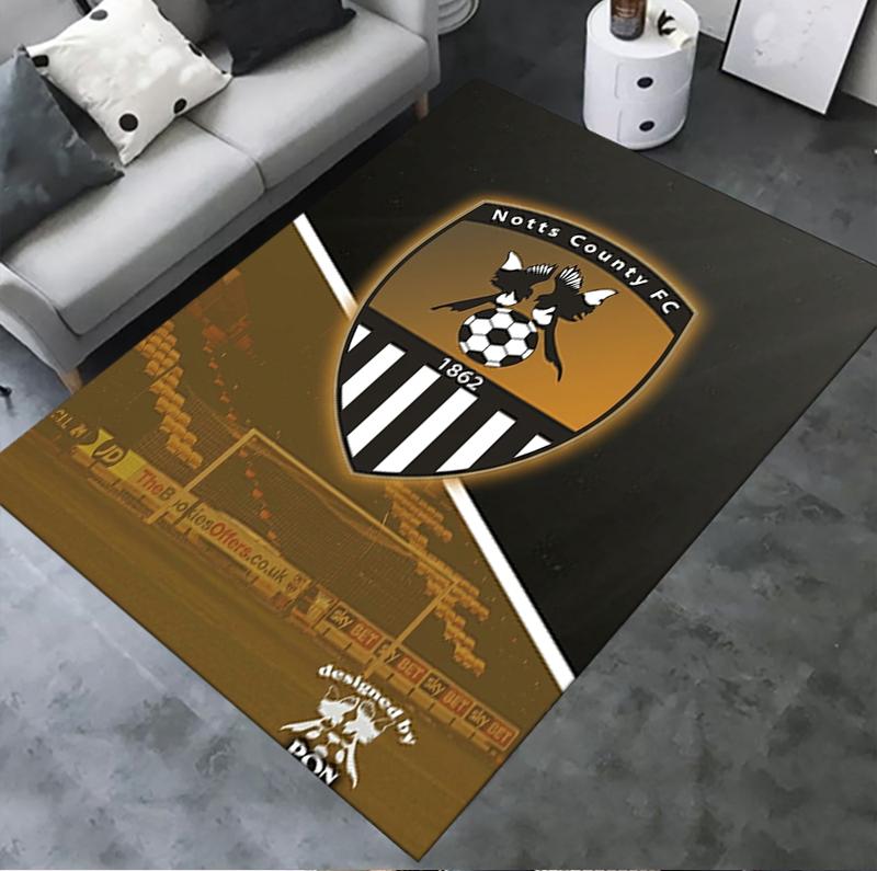 Notts County Football Club Carpet Rug For Living Room Bedroom Home Sofa Decorationkids Play Nonslip Floor Mat