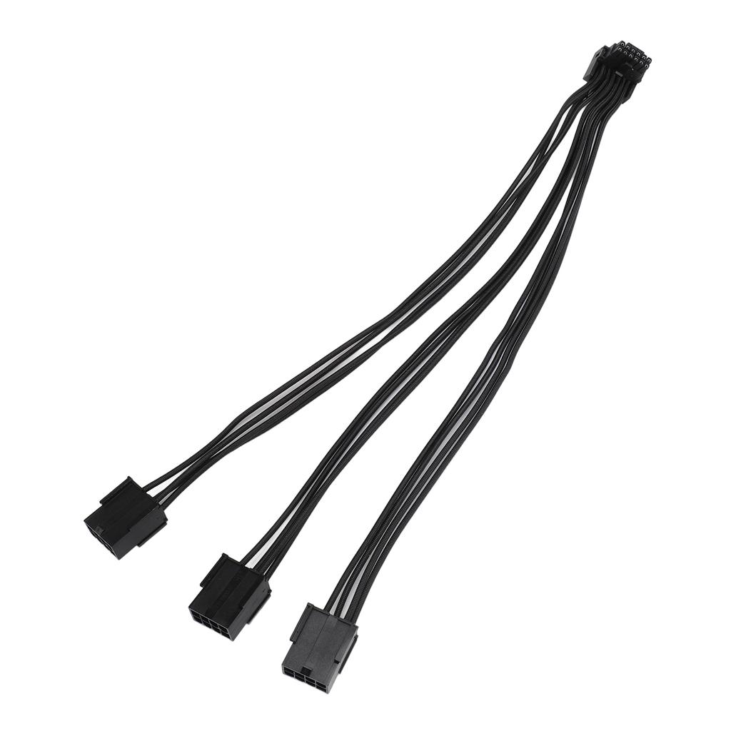 Кабель-удлинитель 12VHPWR PCIE 5.0 Тип A 90 градусов 12VHPWR 12+4Pin на 3x8Pin кабель для GPU для видеокарт 3090Ti 4090 4080