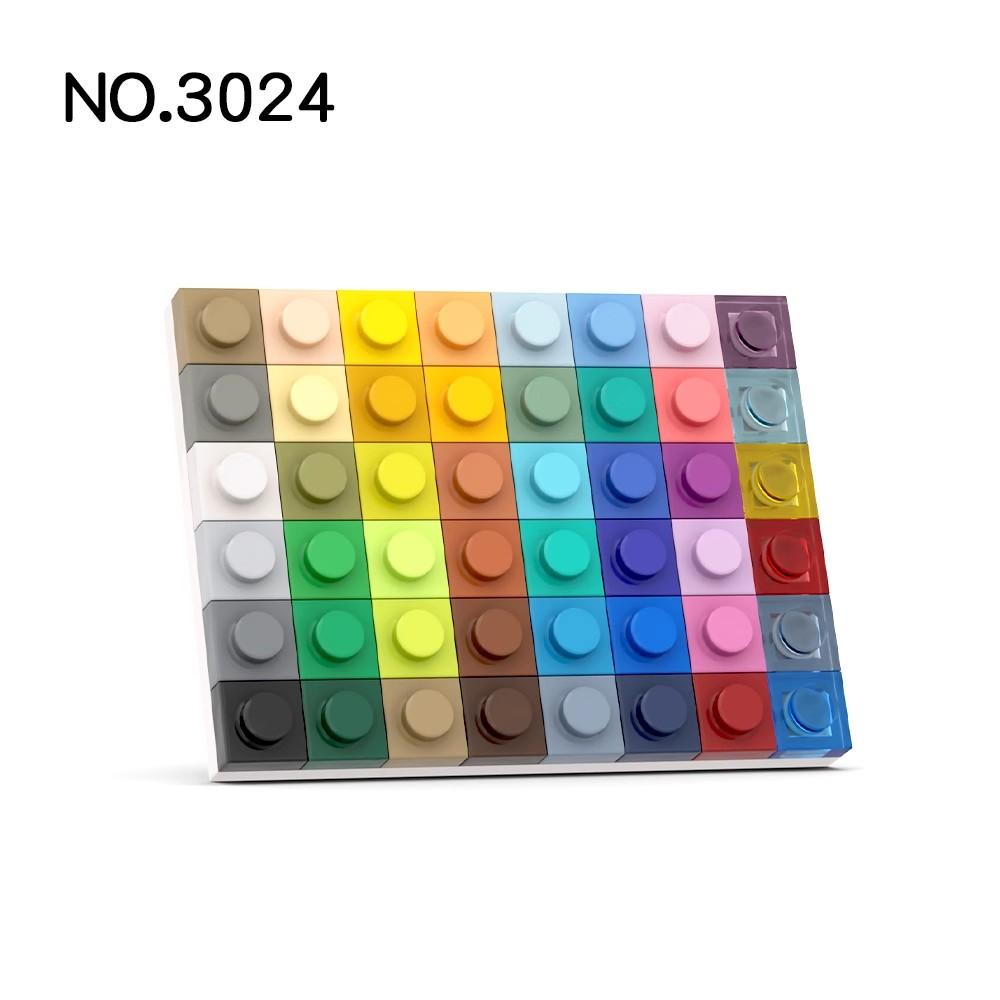 20 шт. Детали MOC 3024 Пластина 1x1 Совместимые Кирпичики DIY Сборка Строительные Блоки Частица Детская Головоломка Мозговая Игрушка Подарок