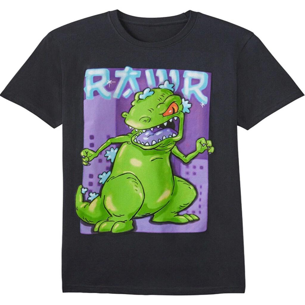 Rugrats Raptar RAWR Men's Black T-shirt NEW