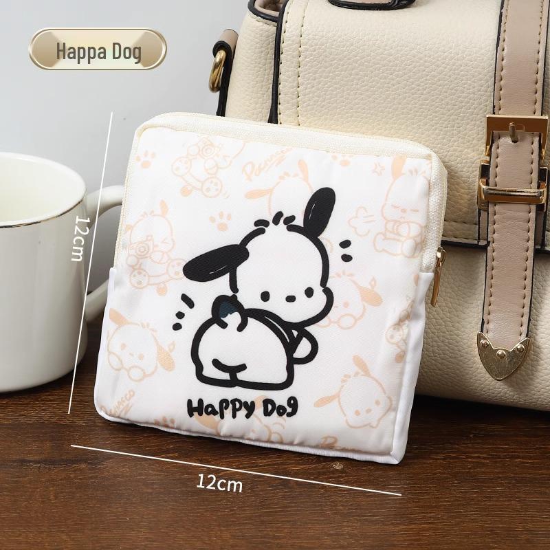 Portable Large-Capacity Cute Menstrual Pad Storage Bag for Students