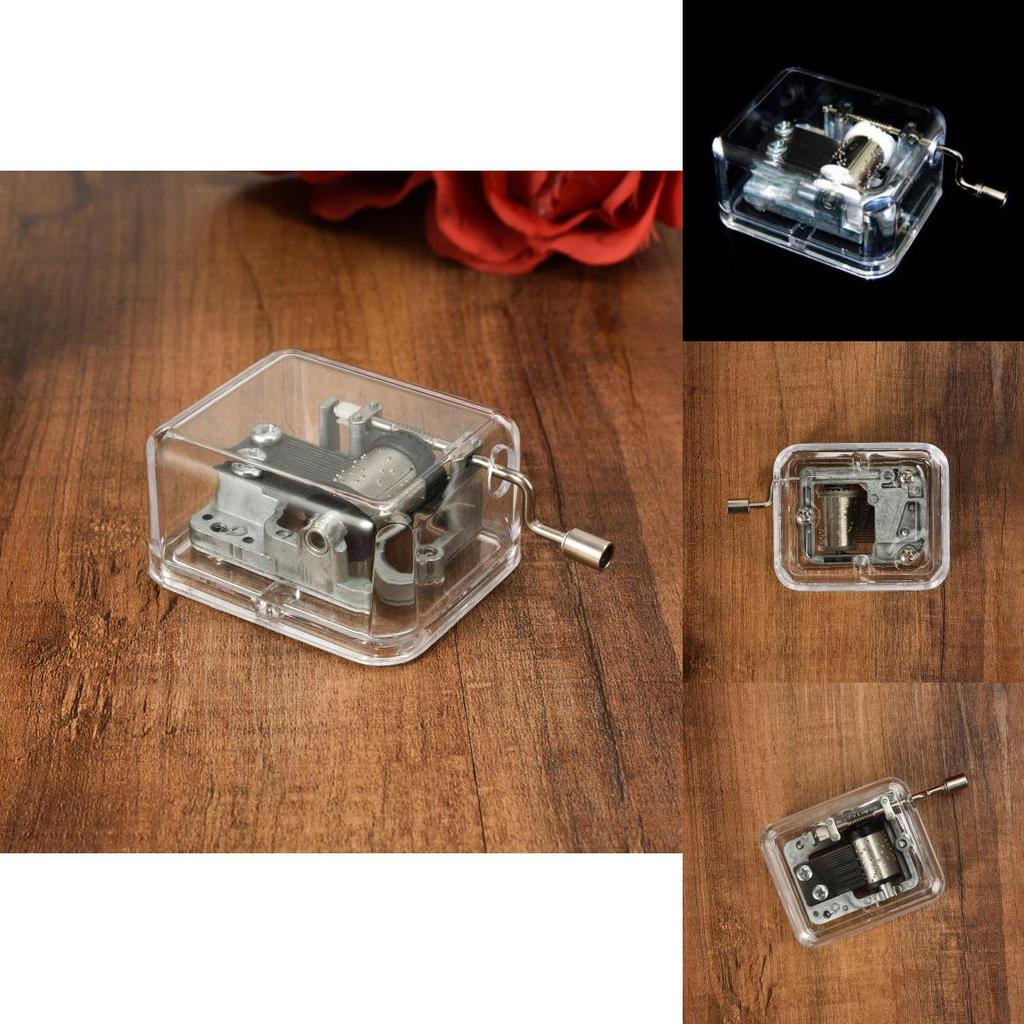 Минималистичная Акриловая Музыкальная Шкатулка DIY Игрушка для Студентов и Праздничного Подарка