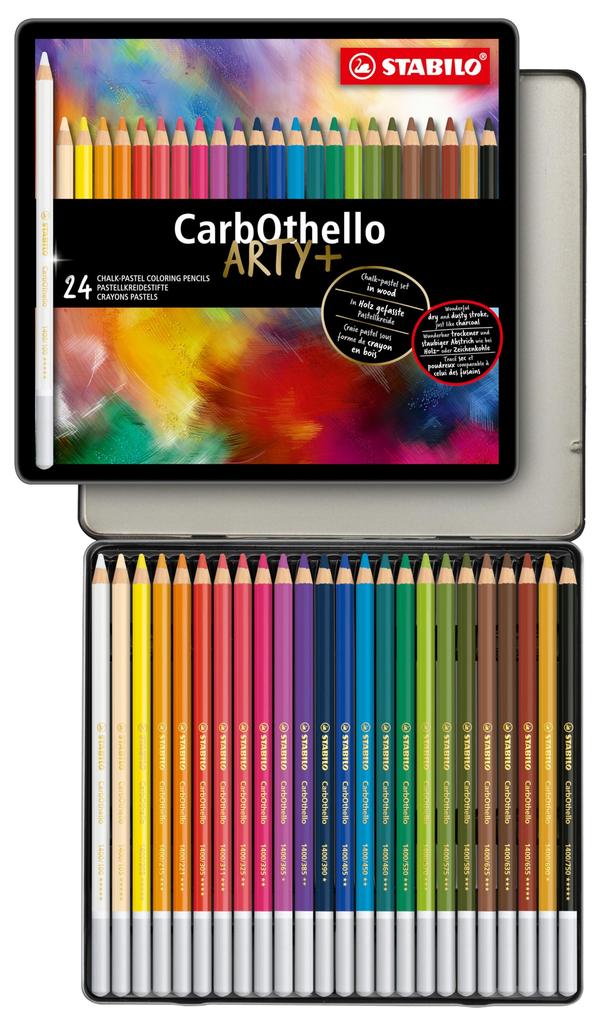 Stabilo Carbotelo Watercolor Pencils, 24-Color Set, 1424-6