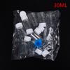 10PCS Plastic PET Clear Empty Seal Bottles Solid Powder Medicine Pill Vial Container Reagent Packing Bottle Refillable Bottles