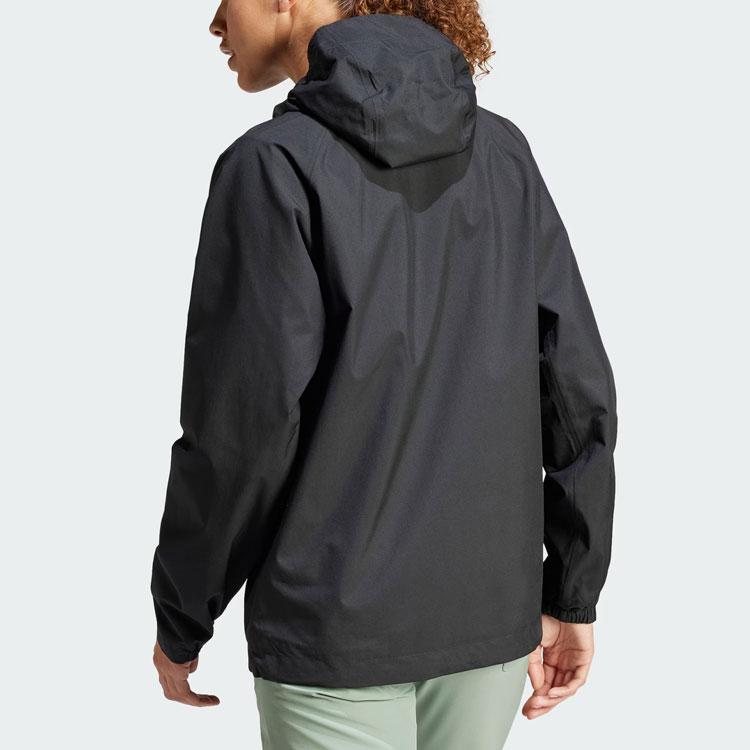 adidas Женская верхняя одежда Multi 2L Rain.Rdy Performance Jacket с капюшоном, черная, IV9835