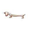 Convenient Zinc Alloy Sausage Dog Chopstick Stands Handy Dachshund Chopstick Stand Holder Durable Kitchen Accessories