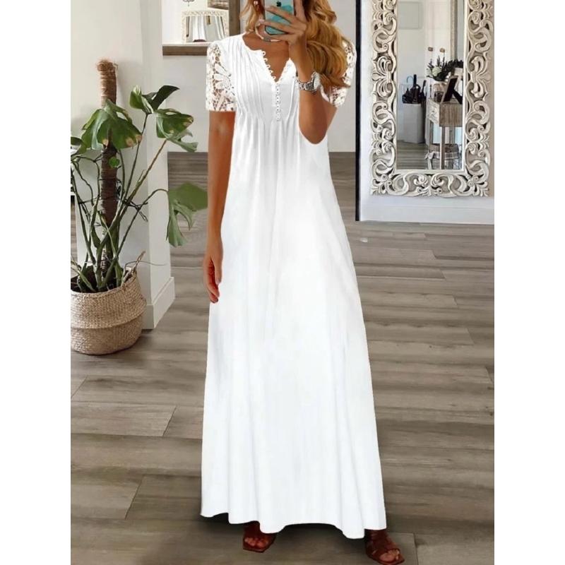 GMXIA Женская мода осень зима повседневные платья с длинным рукавом и v-образным вырезом