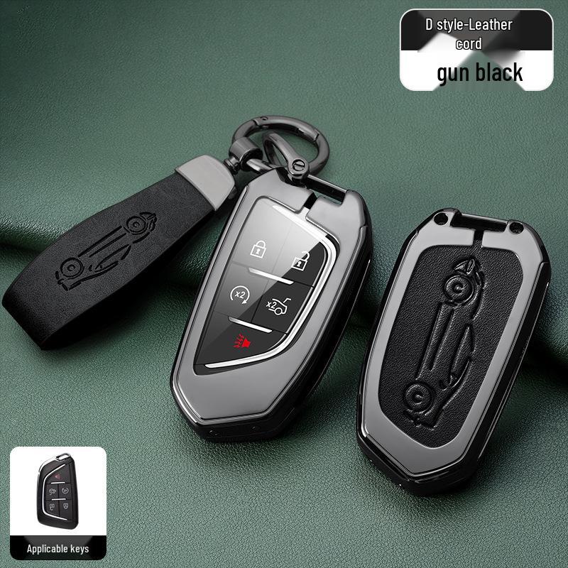 Премиальный металлический чехол для ключа Cadillac XT5, CT5, XT4, XT6, CT6, XTS, ATSL, CT4