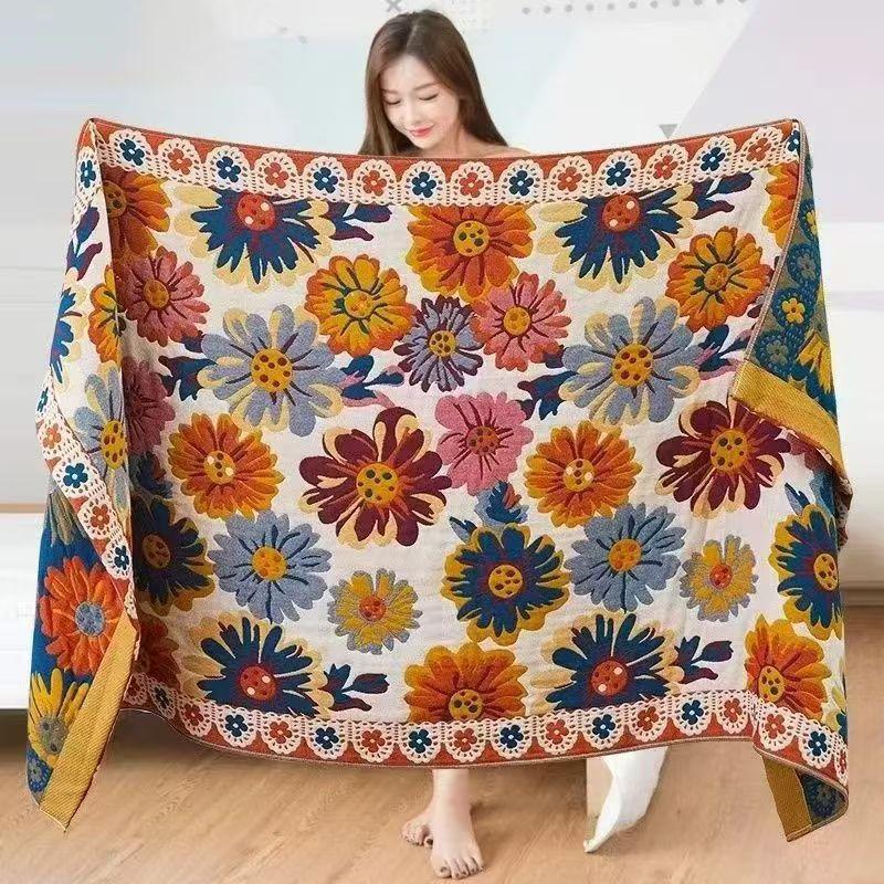 Winter Warm Scarves, Shawls, Classic Plaid Straps, Cardigans, And Warm Blankets For External Use