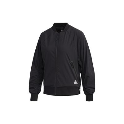 Бомбер Логотип Мятая однотонная свободная спортивная куртка женская куртка черная FU6230