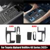 LHD RHD For Toyota Alphard Vellfire 40 Series  2024 interior Accessorie Car center console Gear Shift Panel handbrake Cover