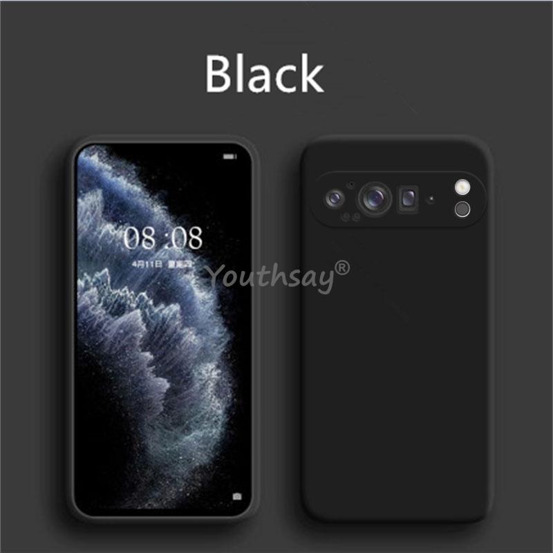 Для Google Pixel 9 Pro Чехол Жидкий Силиконовый Чехол Pixel 9 Pro Чехол TPU Мягкий Резиновый Защитный Чехол Для Телефона Pixel 9 Pro XL Чехол