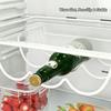 Refrigerator Hanging Beer Bottle Organizer Rack Space Saving Durable Fridge Storage Holder for Kitchen Dorm Bar Use