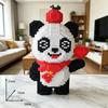 Яблоко Сердце Панда Совместимые с LEGO Летние Игрушки: Детский набор пазлов и строительных блоков
