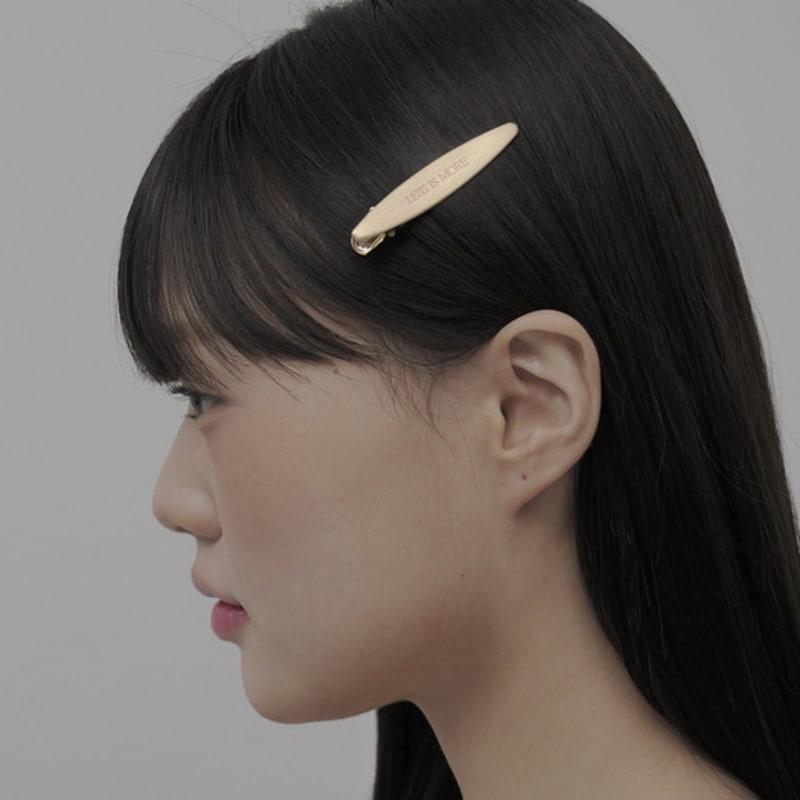 Less is more oval hair pin