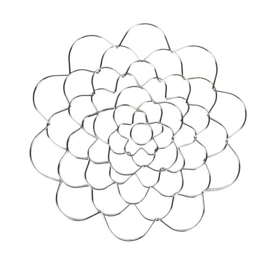 Многоразовая цветочная сетка из нержавеющей стали, проволока в виде цветка-лягушки, сетка-аранжировщик для вазы, цветочная композиция, дисплей для растений