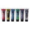 Face & Body Glitter Gel 0.34oz - Set of 6 Tubes - UV Glow Brand Glitter, 1 Piece Face & Body Glitter Gel 0.3