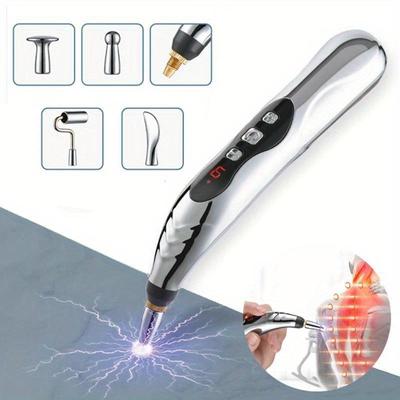 1 комплект Электронная ручка для акупунктуры ElectricHeal Массажная ручка Энергетический массажер для тела