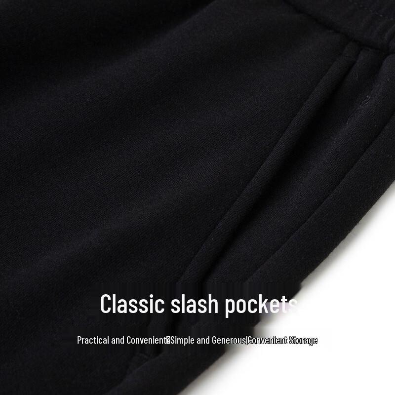 LUOZI Мужские повседневные брюки из плотной шерстяной смеси прямого кроя