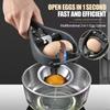 Manual Egg Separator 304 Stainless Steel Egg Shell Cutter Effortless Egg Opener Baking Tool