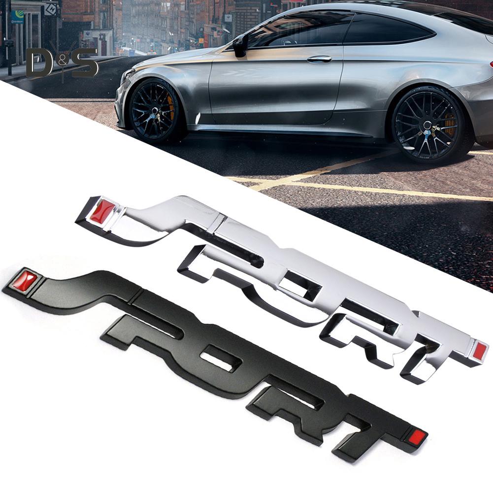 Автомобильные аксессуары, спортивный значок на крыло багажника, металлическая наклейка на автомобиль, украшение