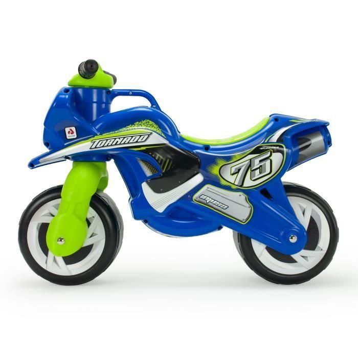 Tundra Motorcycle Walker for Boys - INJUSA - 2 Wheels - Blue - From 18 Months
