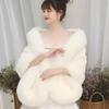 Autumn-Winter Faux Fur Shawl Cape: Imitation Fox & Mink, Korean Style