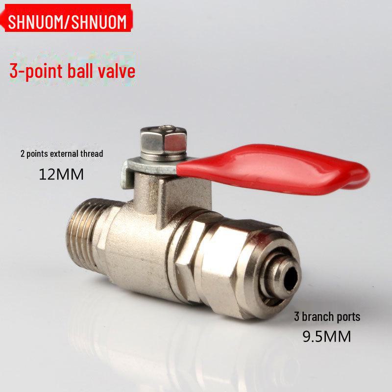 Трехходовой клапан для очистителя воды: Переходник для труб на 2/4 точки, 424 интегрированный, 434 шаровой кран с разъемным соединением