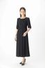Black Formal Long Length Mourning Clothes Formal Clothes Ensemble Washable for Ceremonial Occasions [Margaret Gold] Women's M467-17