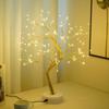 USB Powered Bonsai Tree Night Light Artificial Atmosphere Light Pearl Tree Lamp  Bedside Office