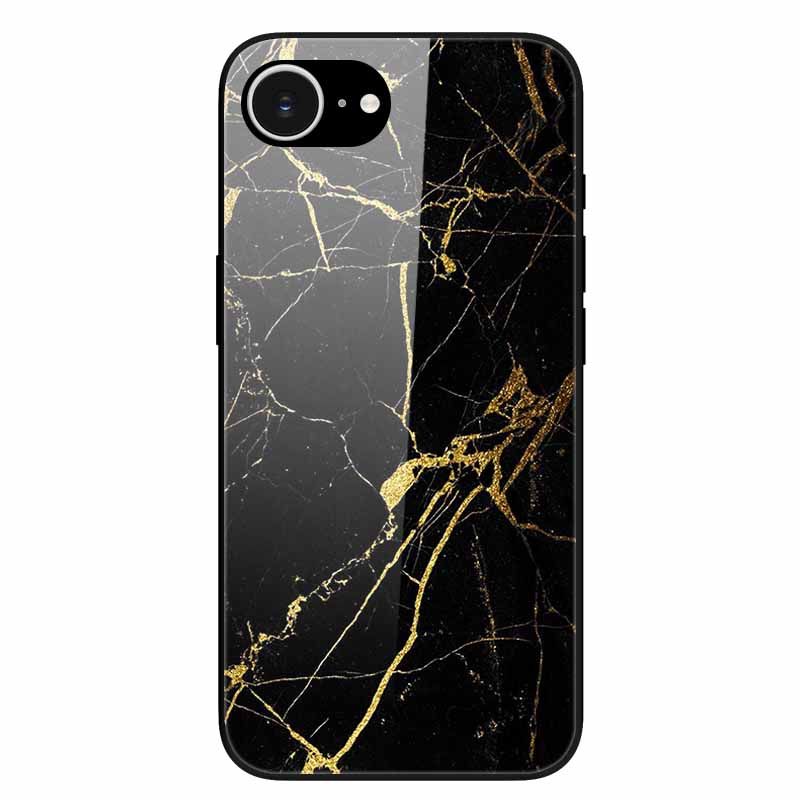 Tempered Glass Phone Cases For iPhone 16e 2025 Case Silicon Bumper Hard PC Back Cover Shell for iPhone SE (2025) / for iPhone16e