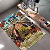 Pirate Warrior Anime Pattern suitable as a non-slip mat for the living room or bedroom sofa