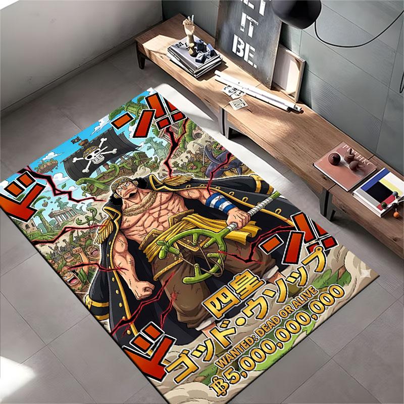 Pirate Warrior Anime Pattern suitable as a non-slip mat for the living room or bedroom sofa