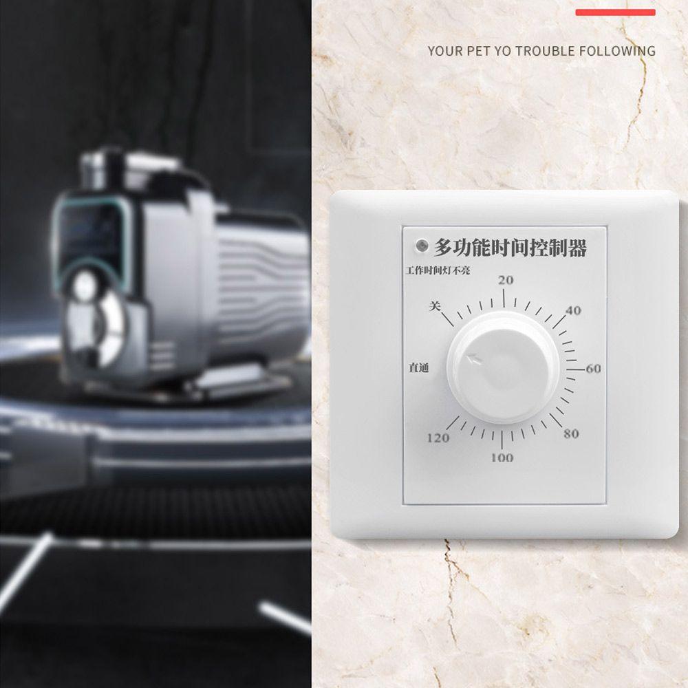 220V 10A Wide Application 60/120 Min Time Control Interruptor Timer Switch Mechanical Countdown