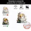 Двумерное праздничное настольное украшение Акриловая фигурка Особенности Милые кролики и яйца для праздничного украшения дома и офиса