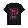 Pink T Shirt Black Edition Sarcasm Humour Vintage Breathable Unisex Top For Everyday Wear Versatile Stylish Stretched